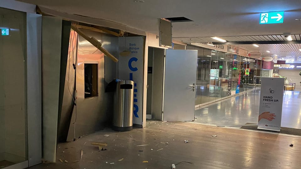Bankomatensprengung im Shoppingcenter: Polizei spricht von speziellem Fall