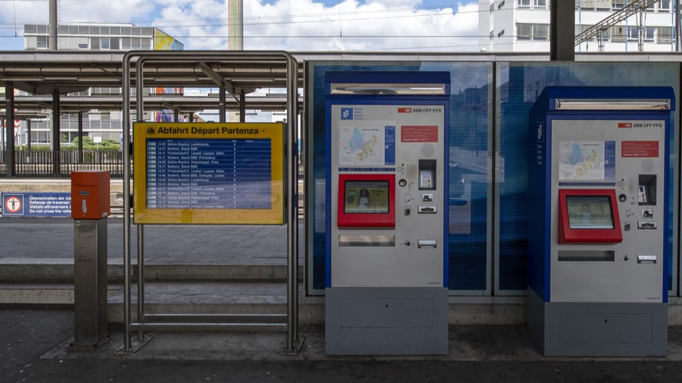 Billettautomaten werden in der Schweiz abgeschafft