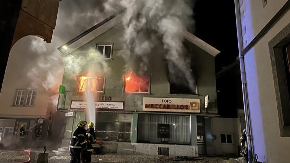 Brand in Mehrfamilienhaus in Andermatt
