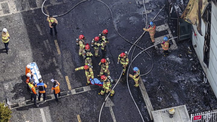 Brand in Batteriefabrik nahe Seoul fordert viele Menschenleben