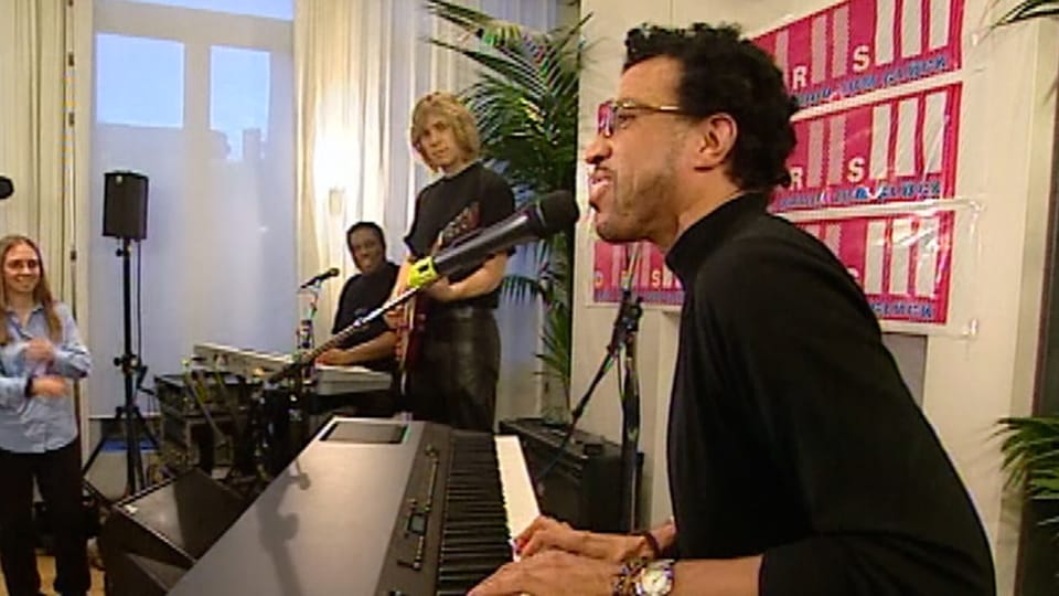 Lionel Richie spielte 2000 in der Kantine des DRS-3-Studios