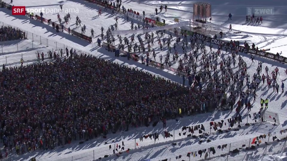 Engadin Skimarathon - das Volksfest 