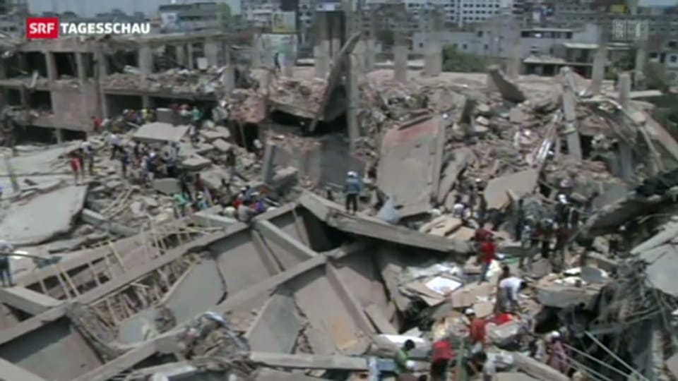 Viele Tote bei Gebäudeeinsturz in Bangladesch