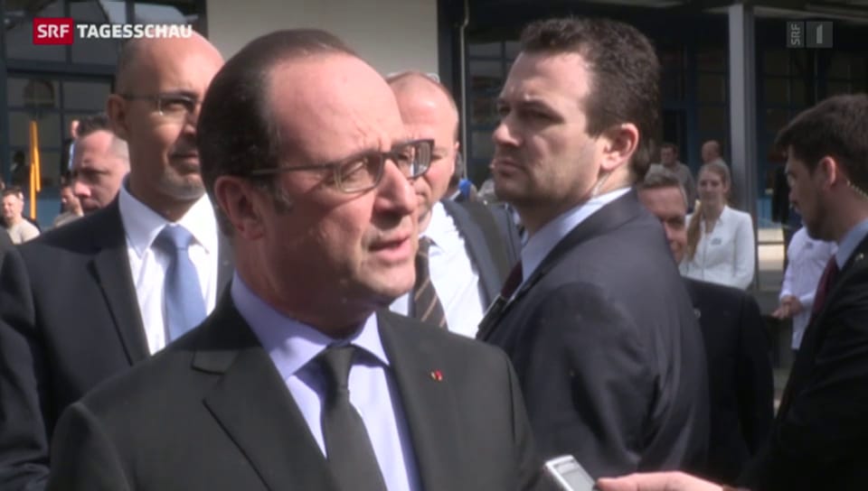 Präsident Hollande interessiert sich für Schweizer Lehrlinge