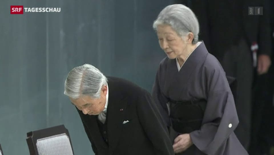 Japans Kaiser äussert Reue und Mitgefühl