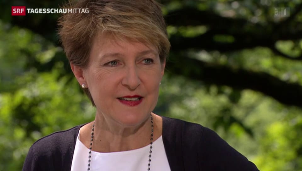 Bundespräsidentin Sommaruga zum 1. August - Tagesschau - Play SRF