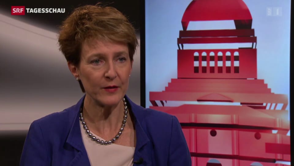 Interview mit Simonetta Sommaruga - Tagesschau - Play SRF