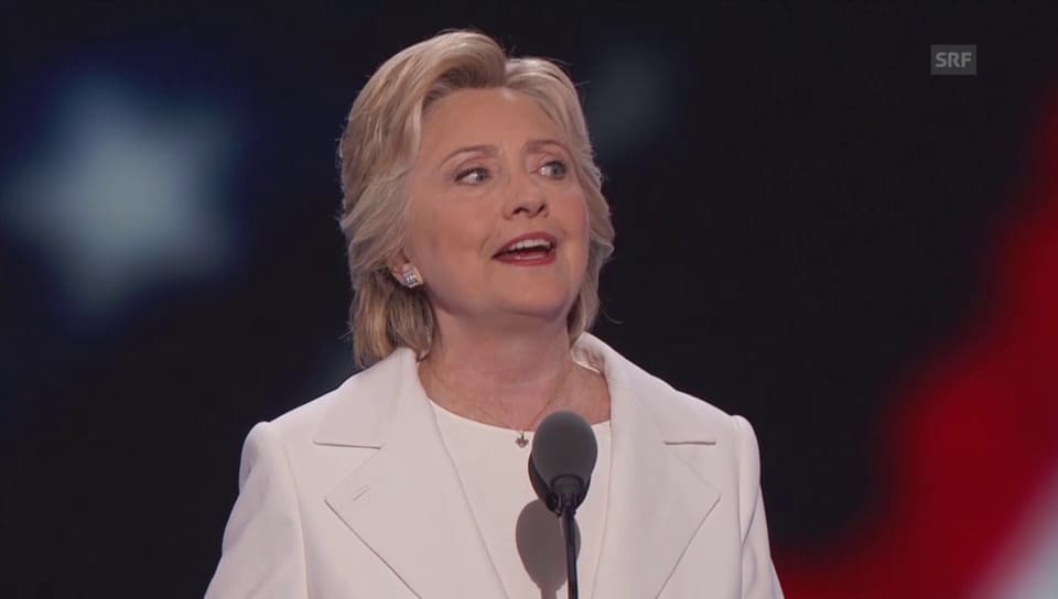 Clinton nimmt Nominierung an
