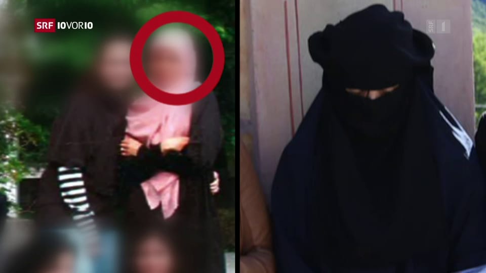 Zwei junge Frauen aus Biel beim IS