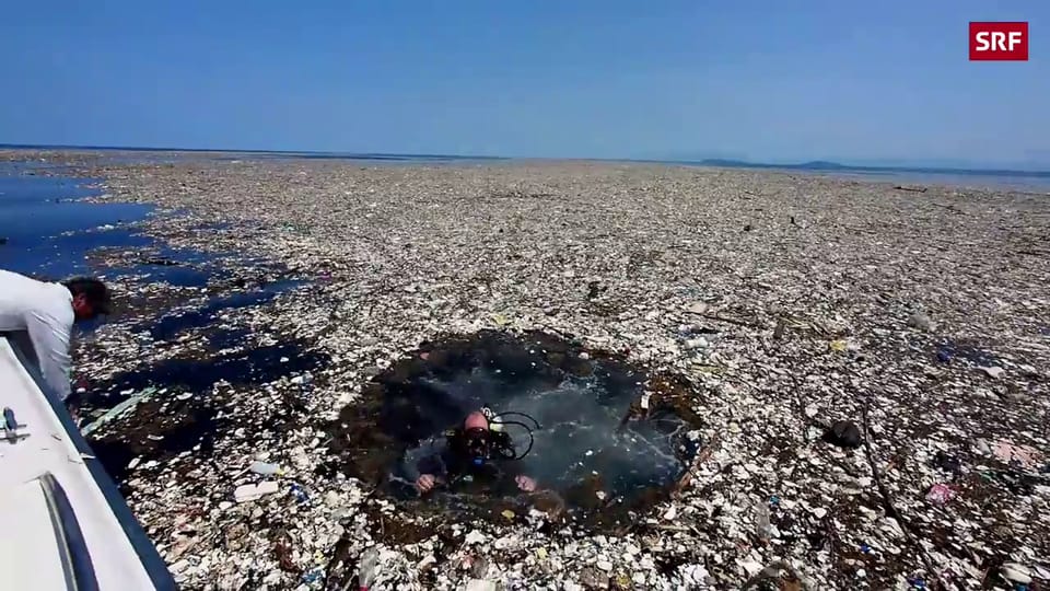Krasse Meeresverschmutzung im Taucherparadies