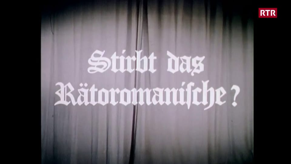 Mora il rumantsch? Film da Bernhard von Arx e Mic Feuerstein (Il Balcun tort, 07-11-1971)