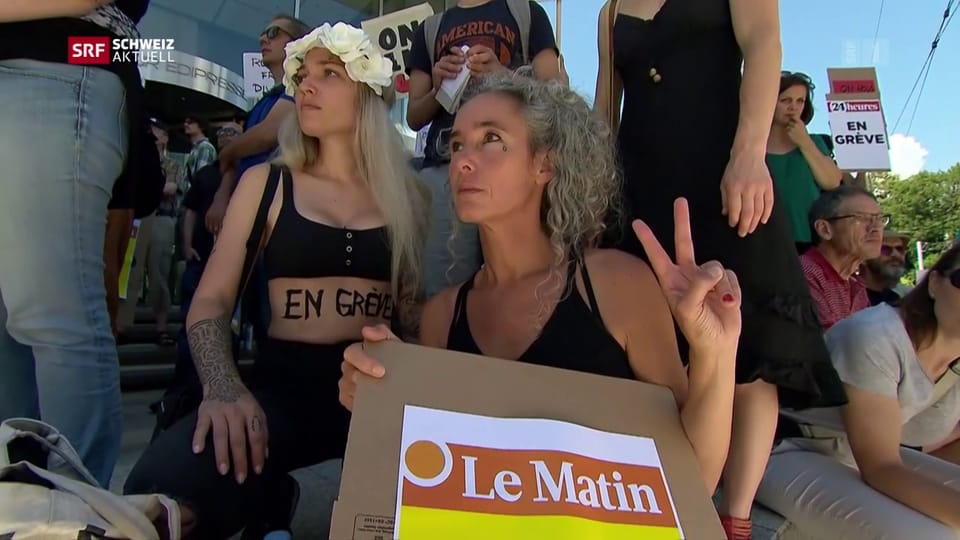 Lohnkürzungen für «Le Matin»-Streikende