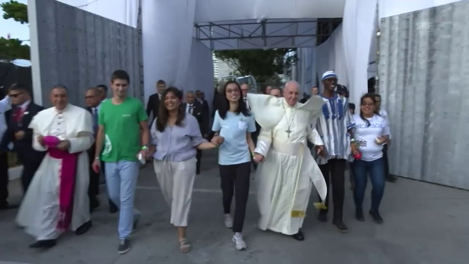 Papst begeistert Jugend mit Appell für mehr Zusammenhalt