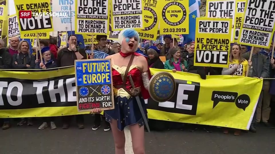 Hunderttausende demonstrieren gegen den Brexit