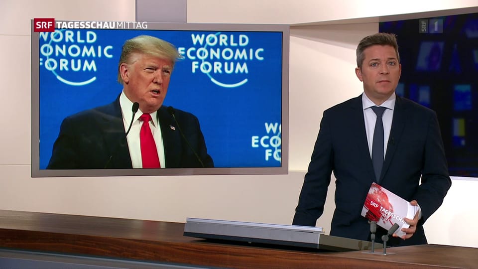 Die Eröffnung des 50. WEF in Davos