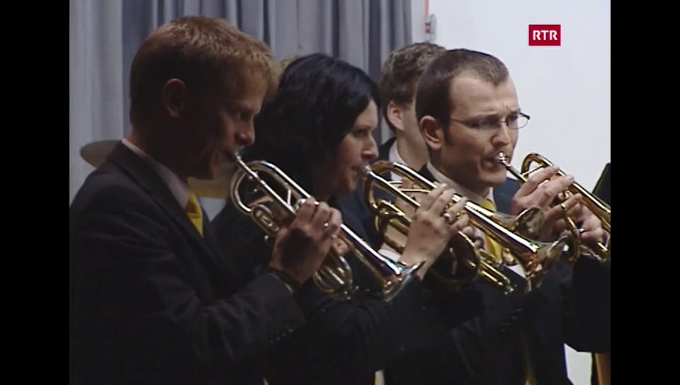 Luzerner Brassband mit romanischen Liedern