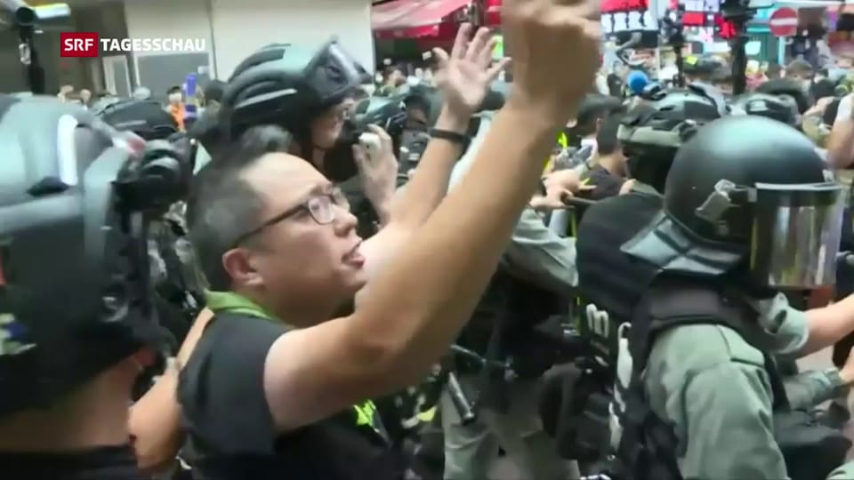 Aus dem Archiv: In Hongkong flammen die Proteste wieder auf