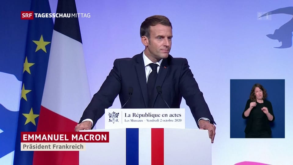 Macron stellt Plan gegen Islamisierung vor
