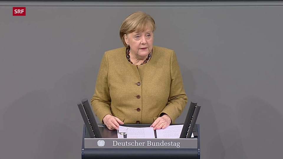 Angela Merkel: «Ich vergesse keinen einzigen Tag, was die Massnahmen für die Bürgerinnen und Bürger bedeuten»