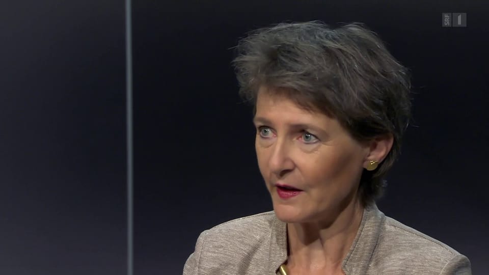 Theke: Simonetta Sommaruga - Rundschau - Play SRF