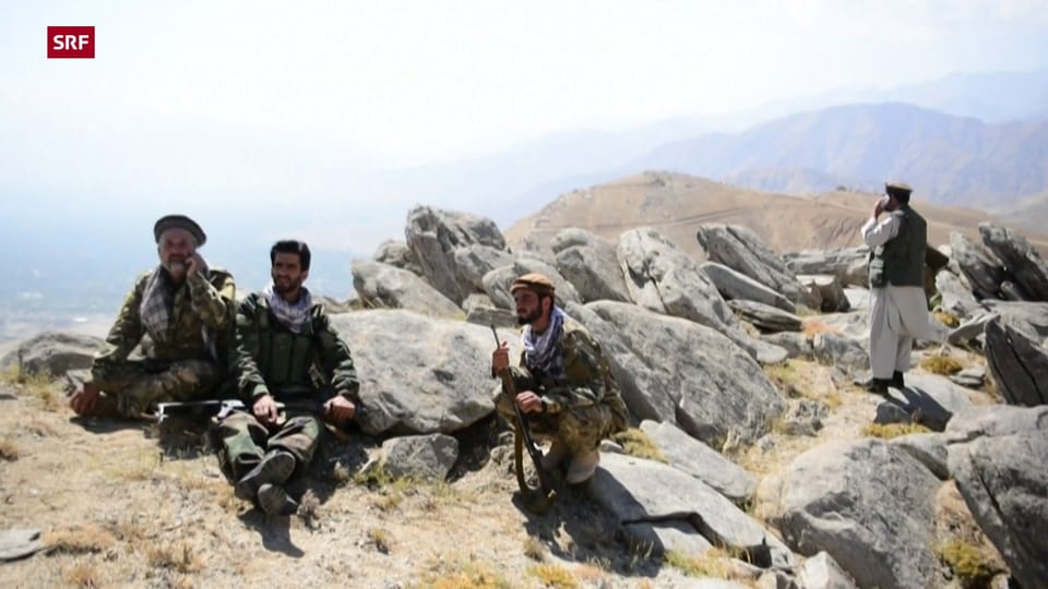 Widerstandskämpfer im Einsatz gegen die Taliban