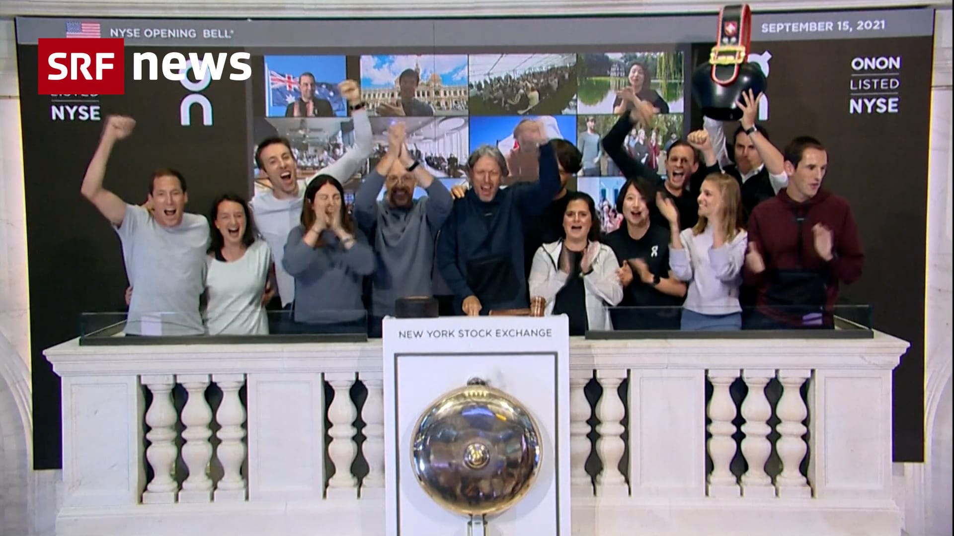 Schweizer Laufschuh-Hersteller On sprintet an die Wall Street