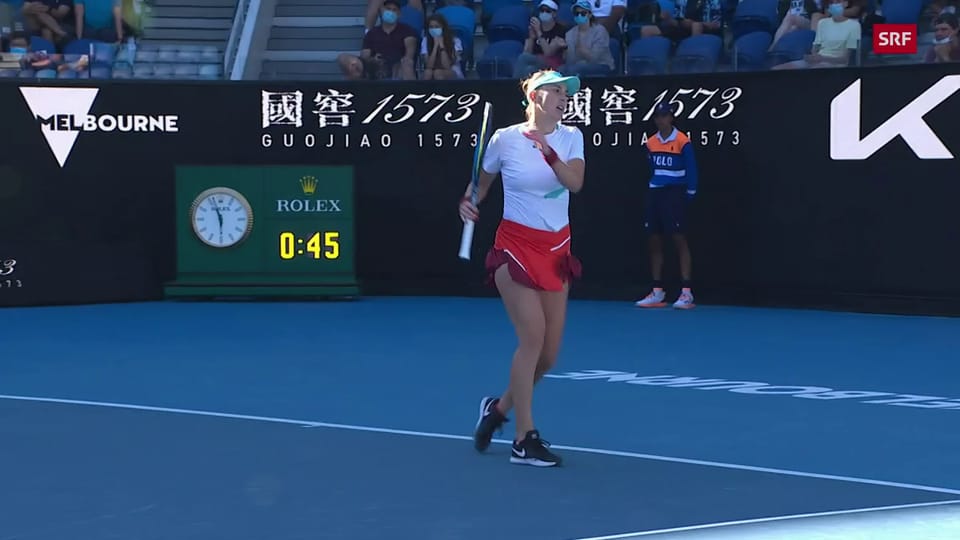 Melbourne: Niederlage gegen Anisimova