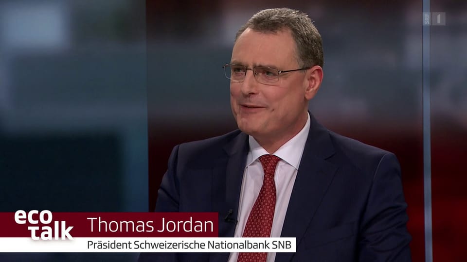Archiv: Herr Jordan, unterschätzen Sie die Inflation? - Eco Talk - Play SRF