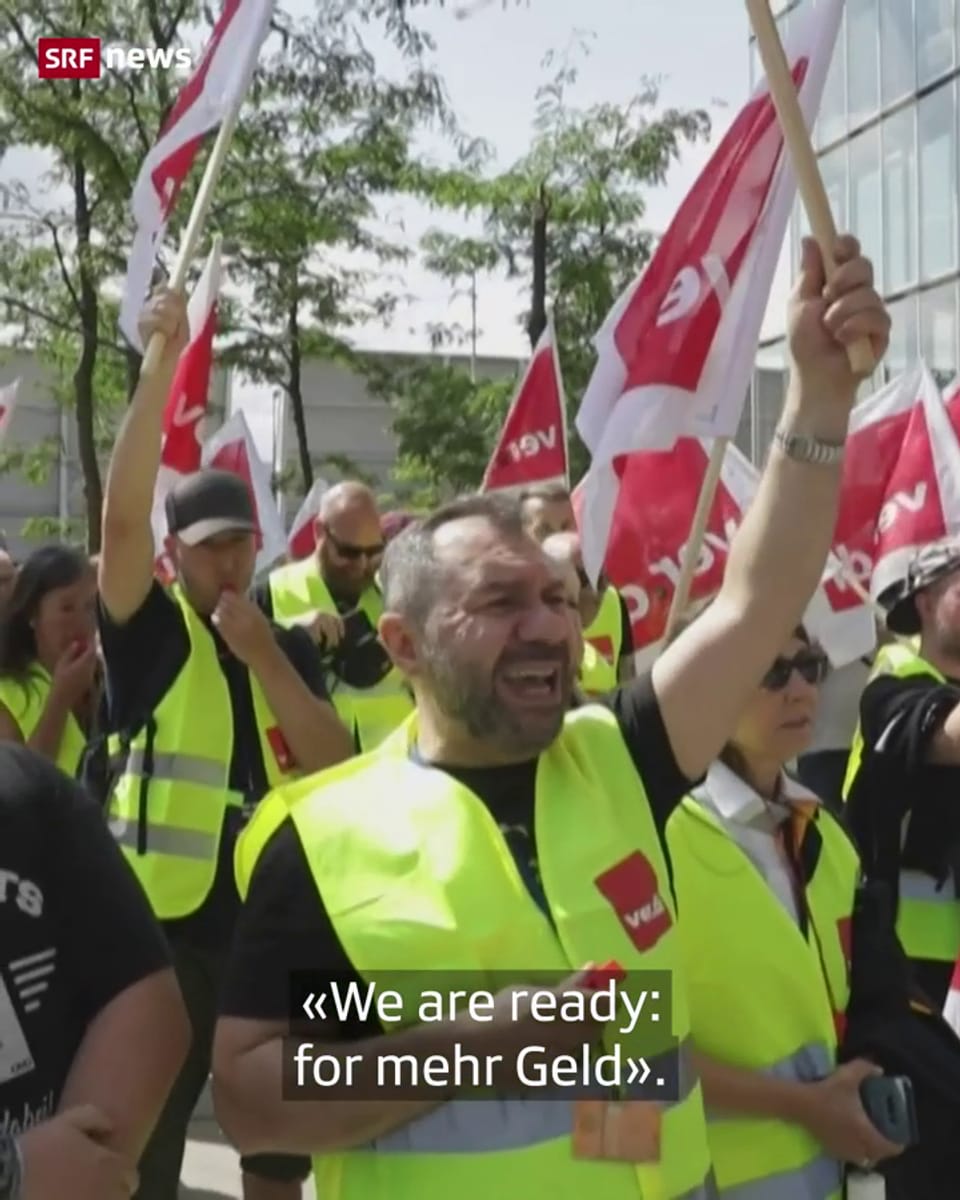 Archiv: Lufthansa-Bodenpersonal fordert mit Streiks mehr Lohn