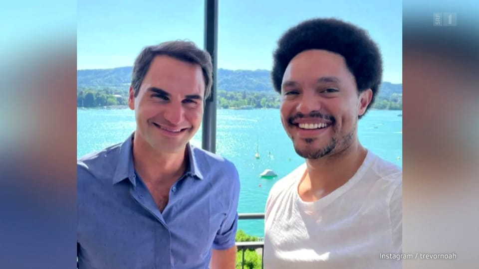 Archiv: Roger Federer und Trevor Noah machen Werbung für Schweiz Tourismus