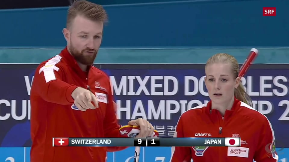 Schweizer Duo an Curling-Mixed-WM ausgeschieden