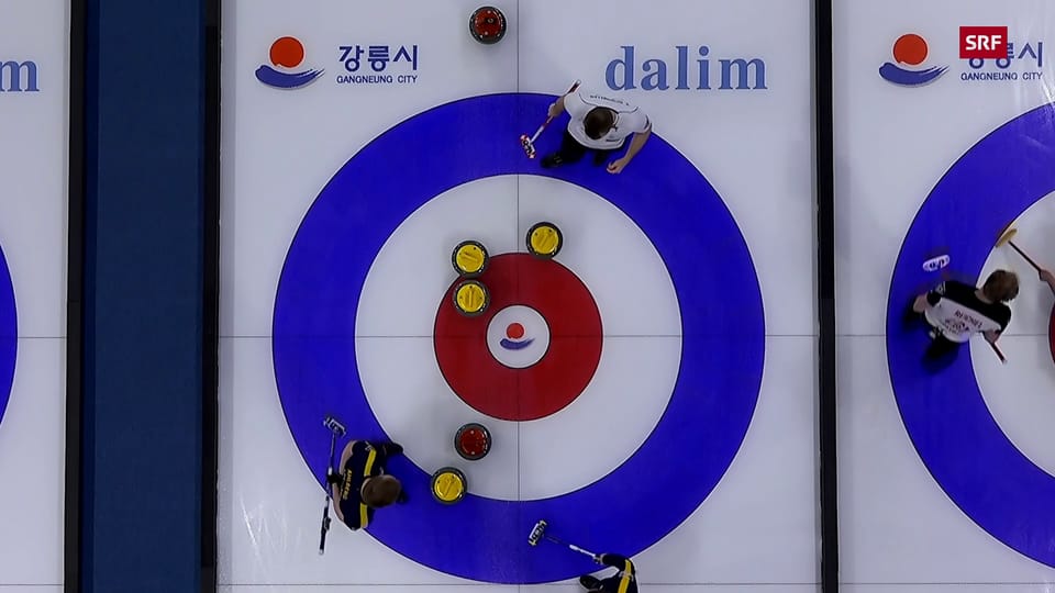 Schweizer Curling-Duo setzt sich gegen Schweden durch