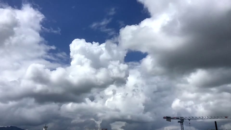Quellwolkenzeitraffer in Emmenbrücke/LU, 12. Mai, Irène Lustenberger