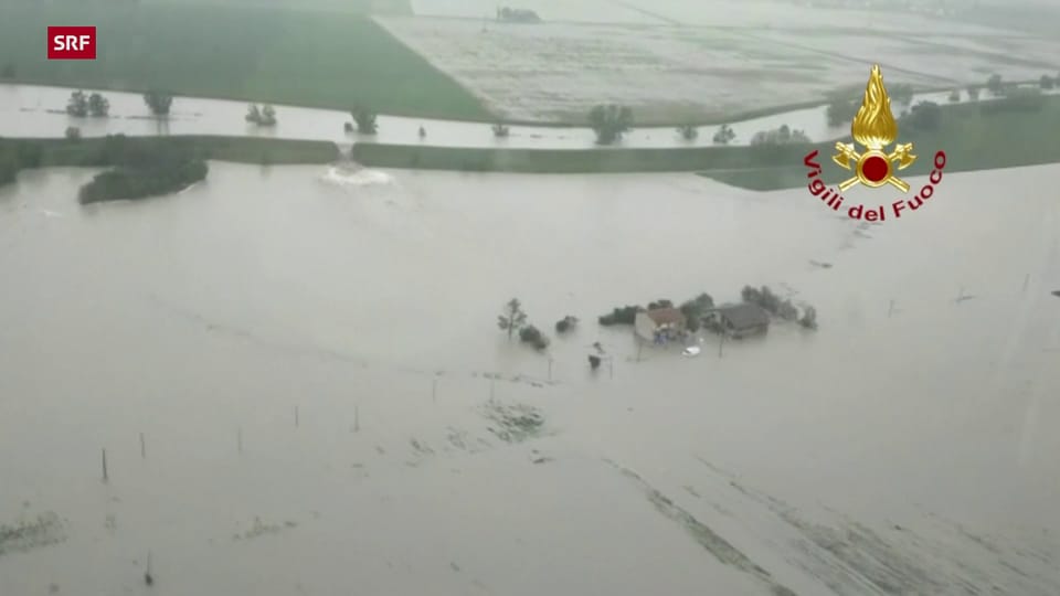 Heftige Überschwemmungen in Norditalien