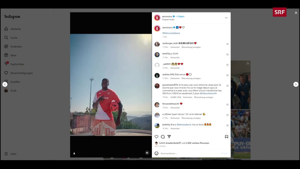Zakaria wechselt zur AS Monaco