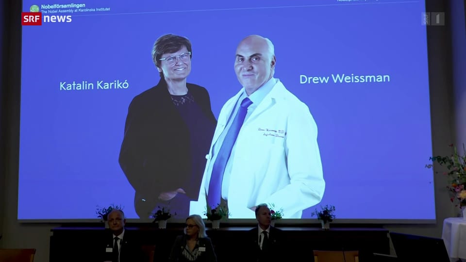 Archiv: Medizin-Nobelpreis geht an Katalin Karikó und Drew Weissman
