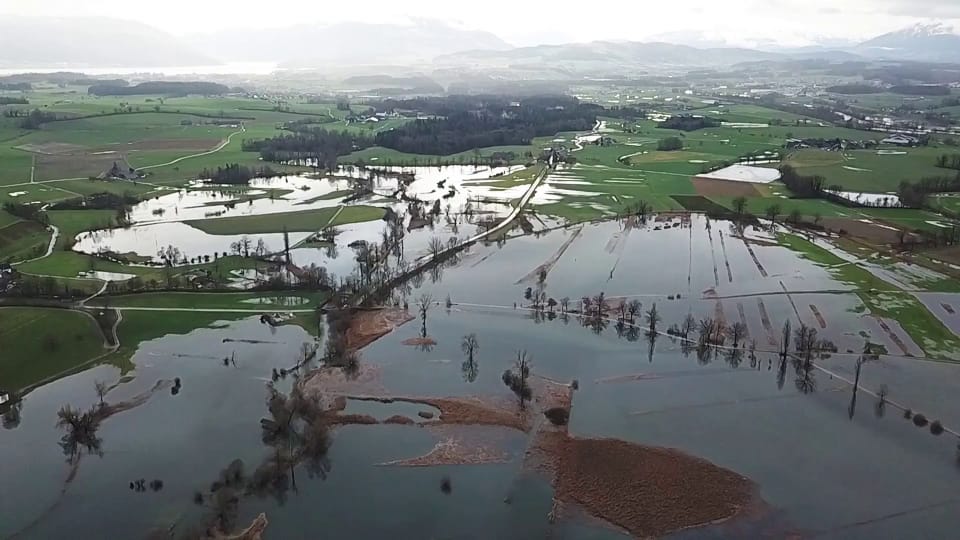 Überschwemmung, Region Maschwanden, 13. Dezember, Hans-Jürg Baum