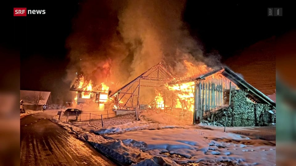 Grossbrand in Wiggen fordert drei Todesopfer