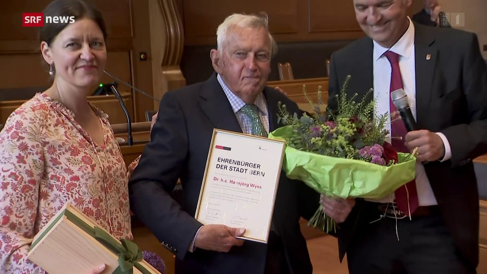 Hansjörg Wyss zum Ehrenbürger der Stadt Bern ernannt