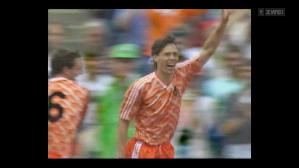 Als Van Basten mit einem Traumtor den EM-Final 1988 endgültig entscheidet
