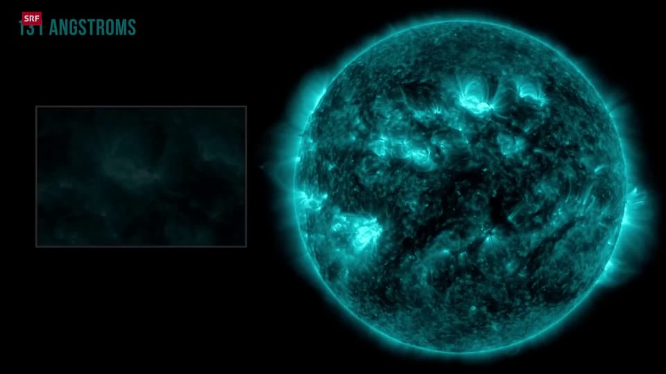 Die Sonneneruptionen von Anfang Mai (Quelle: NASA)