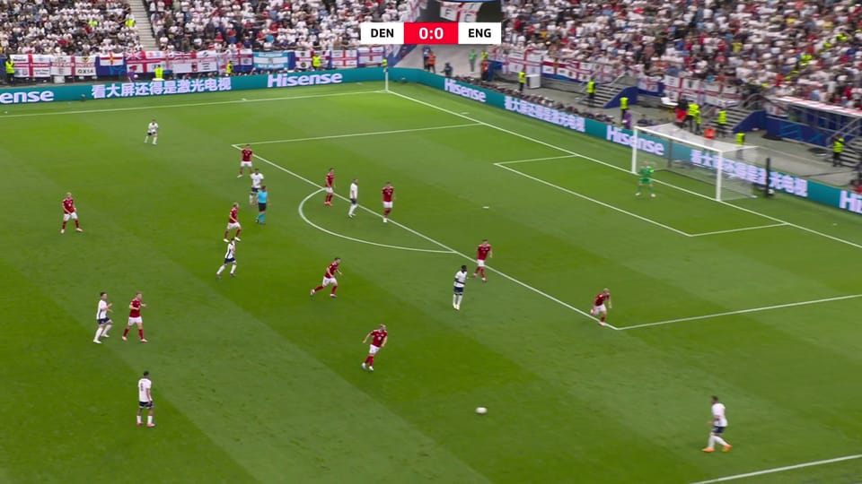 England und Dänemark spielen in Frankfurt 1:1