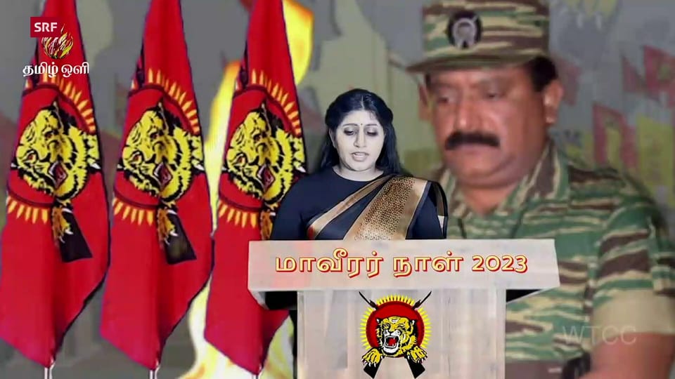 Ein Video ruft zum Support für die Tamil Tigers auf
