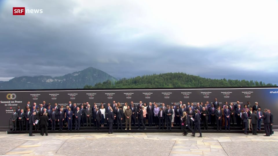 Der Bürgenstock-Gipfel endet mit einer Abschlusserklärung