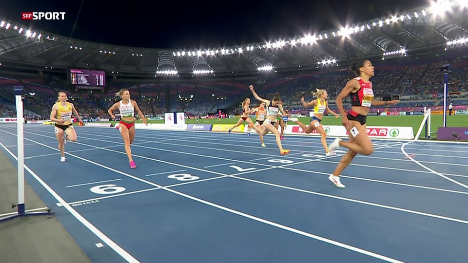 Zusammenfassung Halbfinal 200 m Frauen