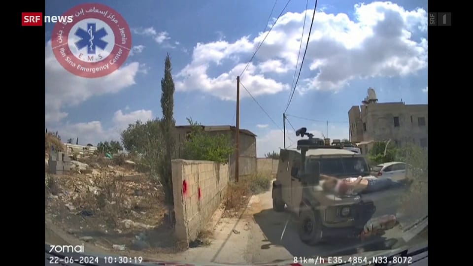 Palästinenser auf Auto festgebunden: Israel untersucht Vorfall