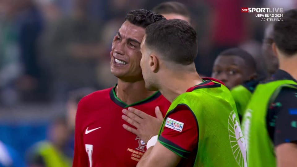 Ronaldo weint nach dem verschossenen Penalty bittere Tränen