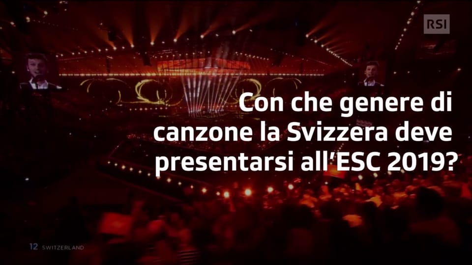 Eurovision Scegliamo insieme la canzone svizzera Play RSI