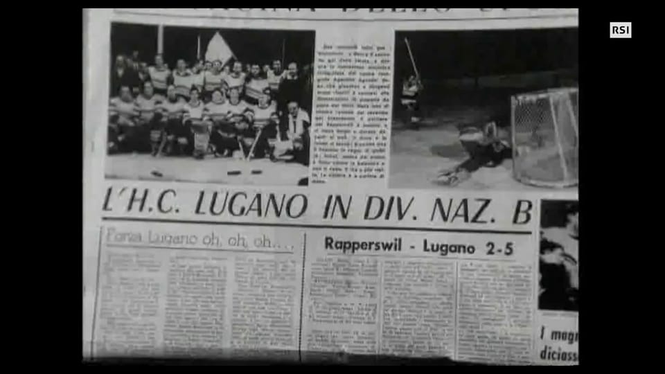Breve storia della nascita dell'Hockey Club Lugano (La Domenica