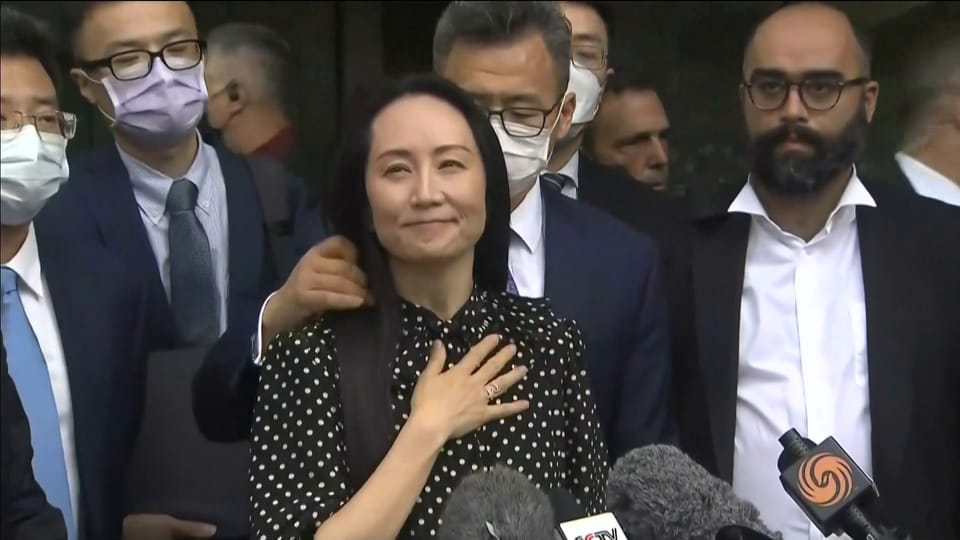 Direttrice di Huawei scarcerata in Canada - Telegiornale - Play RSI